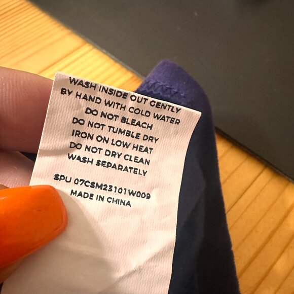 Bloomchic Blouse Top Shirt Velvet Purple Sz 14/16 dragonfly buttons‎ long sleeve - Picture 8 of 8